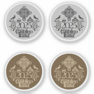 Sticker Jubilé 2025 Anniversaire de l'Église catholique.