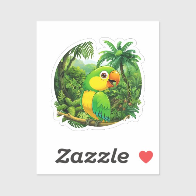 Sticker Jungle Vibes (Feuille)