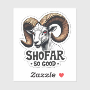 Sticker Jusqu'à si bonne chèvre juive Hanoukka Lovers