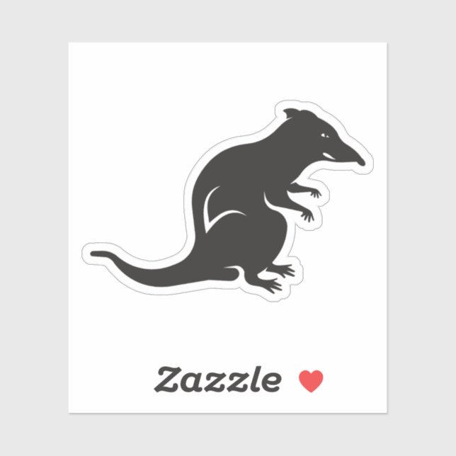 Sticker Juste un rat (Feuille)
