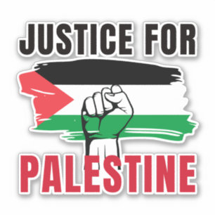 STICKER JUSTICE POUR PALESTINE