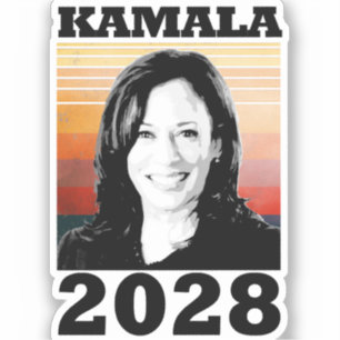 Sticker Kamala Harris 2028
