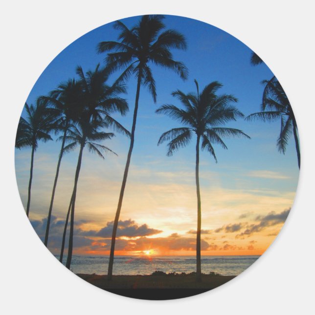 Sticker Kapa'a Sunrise (Devant)