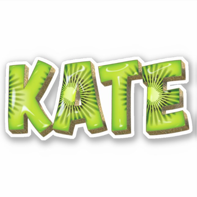 Sticker Kate Name Kiwi (Devant)