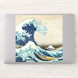 Sticker Katsushika Hokusai - La Grande vague au large de K