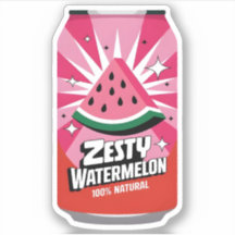 Kawaii Cute Fun Fruity Watermelon Jus Boisson