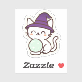 Sticker Kawaii Halloween Chat - Magique & Adorable Éffraya