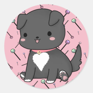 Sticker Kawaii Lollipop Pup