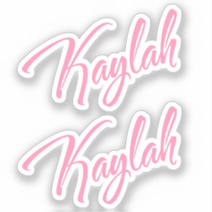 Sticker Kaylah x2 Vinyl