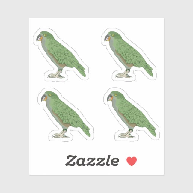 Sticker Kea New Zealand Bird (Feuille)