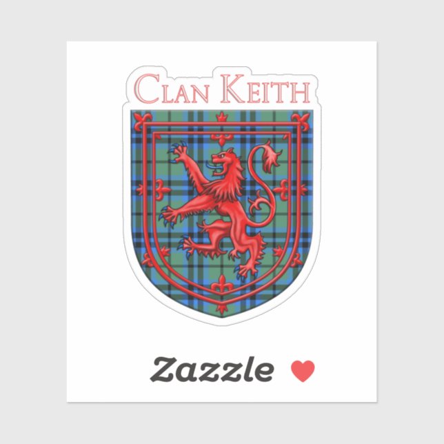 Sticker Keith Tartan (Feuille)