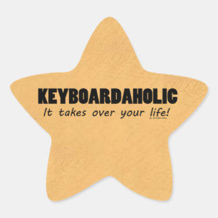 Sticker Keyboardaholic Life Star