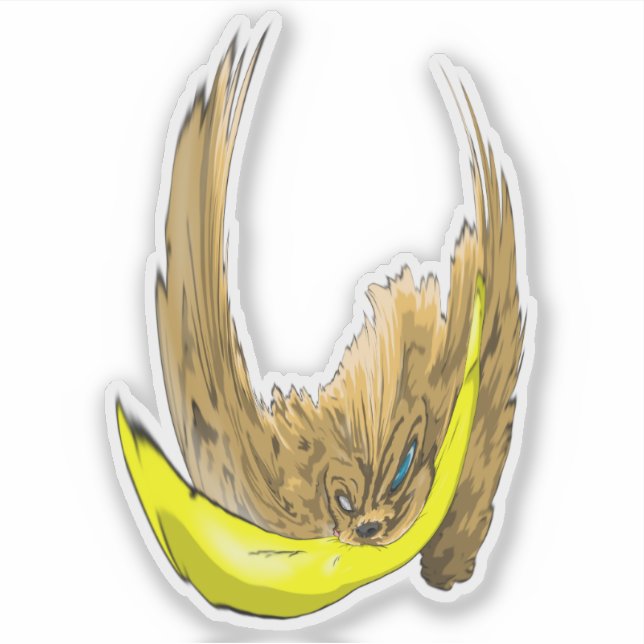 Sticker Keys & Banana, Miniature cocker spaniel 4 (Devant)