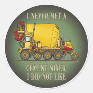 Sticker Kids pour conducteur de camion ciment