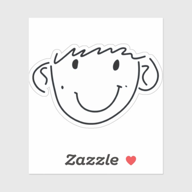 Sticker Kim Seon Ho Smiley (Feuille)