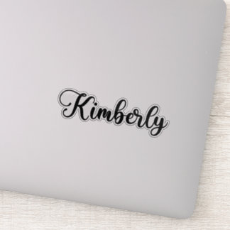 Sticker Kimberly Name - Calligraphie manuscrite