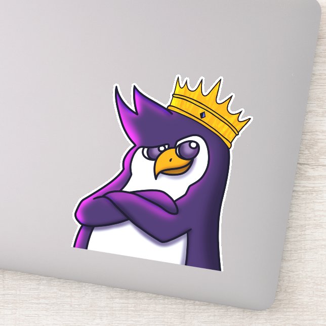 Sticker King Kenguin (Détail)
