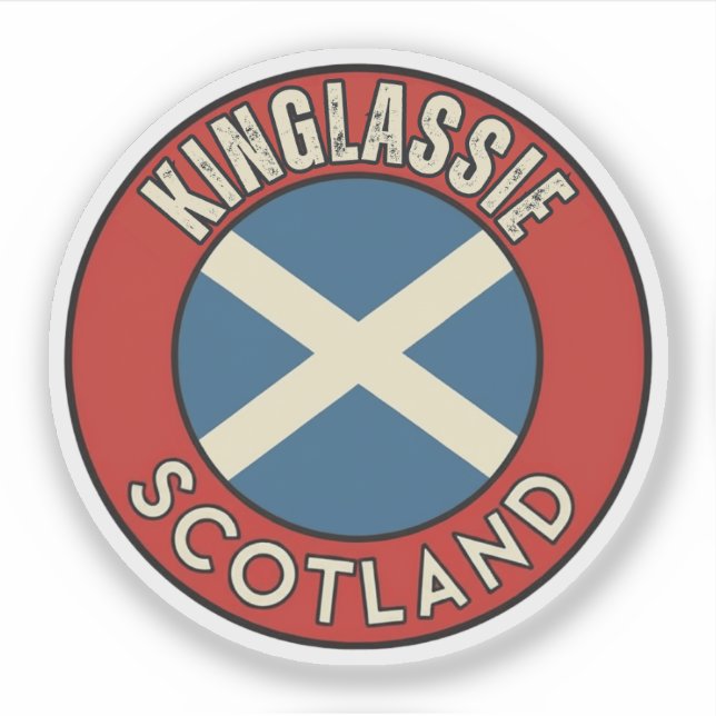 Sticker Kinglassie, Écosse (Devant)