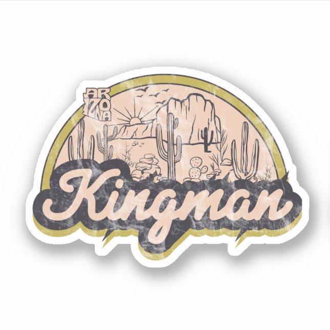Sticker Kingman, Arizona (Devant)