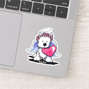 Sticker KiniArt Angel Westie