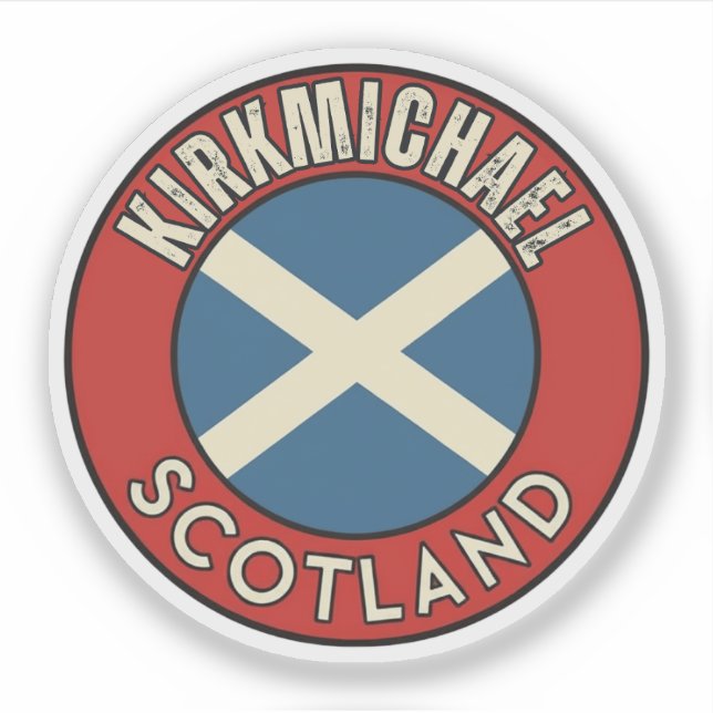 Sticker Kirkmichael, Écosse (Devant)
