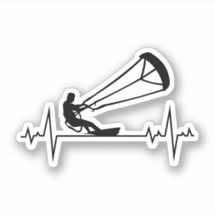 Sticker Kitesurf Kiteboarding Kite équitation Sports éolie