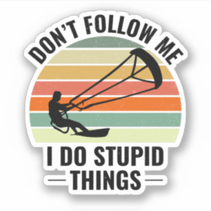 Sticker Kitesurf Kiteboarding Kite équitation Sports éolie