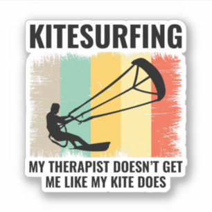 Sticker Kitesurf Kiteboarding Kite équitation Sports éolie
