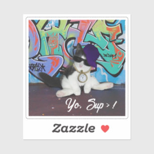 Sticker Kitten Avec Attitude Chat