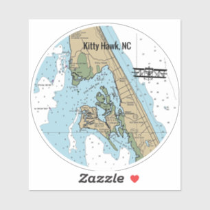 Sticker Kitty Hawk Caroline du Nord