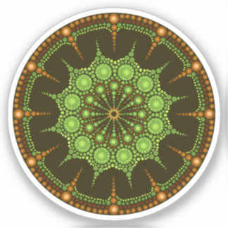 Sticker Kiwi Mandala