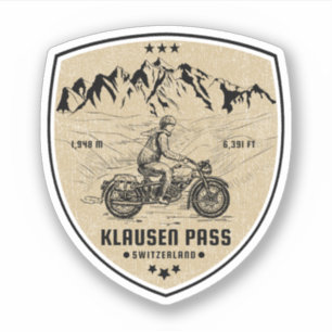 Sticker Klausen Pass VTT suisse