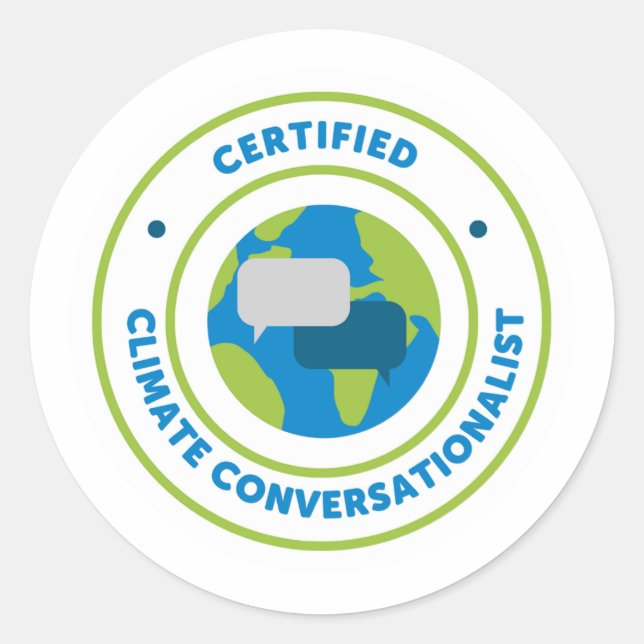 Sticker - Klimakonversationalist (Vorderseite)