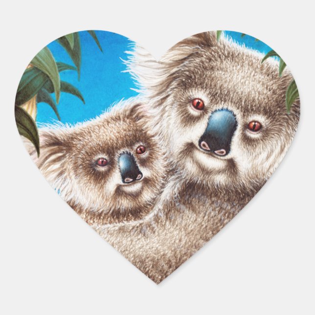 Sticker Koala et Baby (Devant)