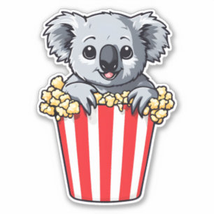 Sticker Koalaty Popcorn
