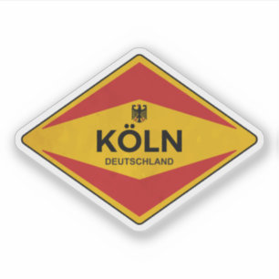 Sticker Köln Allemagne Vintage