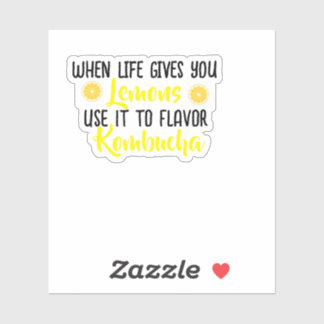 Sticker KombuchaLemons-Vinyl