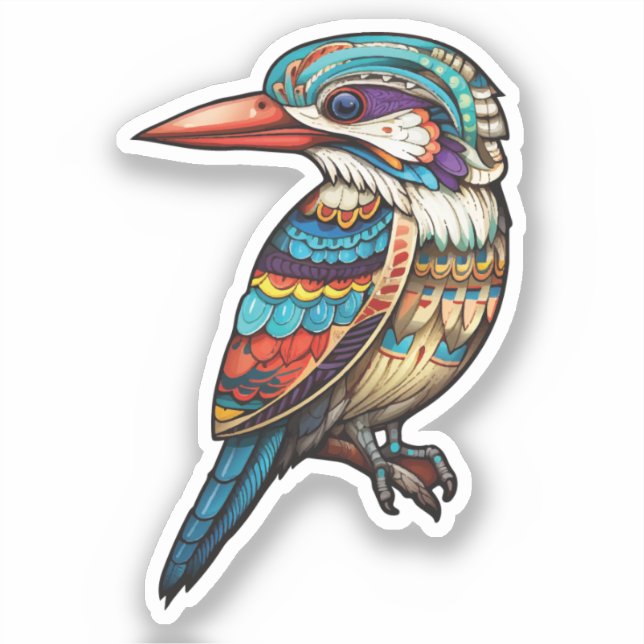Sticker Kookaburra - Set Australie (8 sur 16) (Recto)