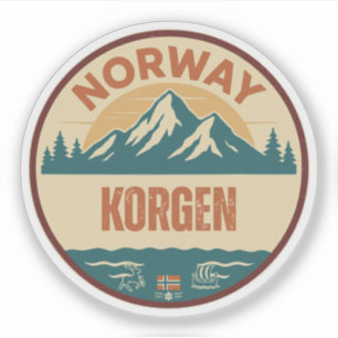 Sticker Korgen, Norvège Norvège