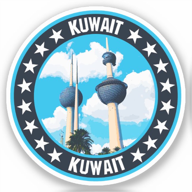 Sticker Koweït (Recto)