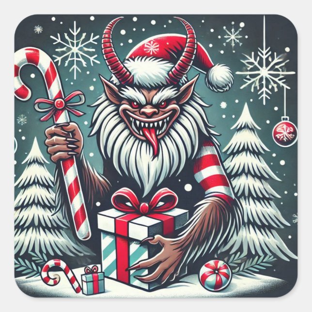 Sticker Krampus de Noël (Devant)