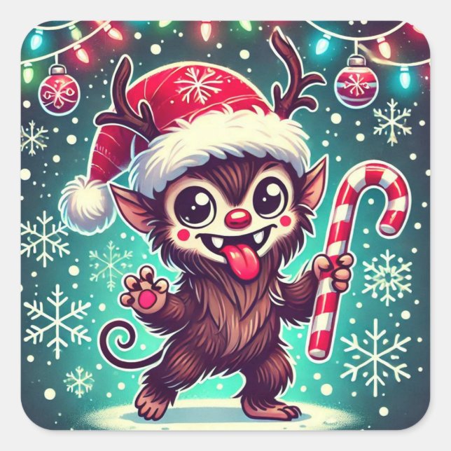 Sticker Krampus de Noël (Devant)