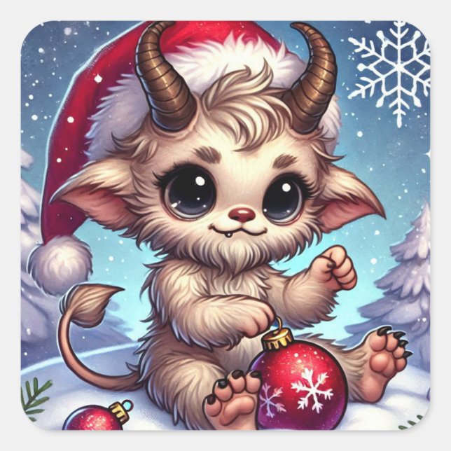Sticker Krampus de Noël (Devant)