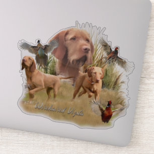Sticker La À poils durs hongroise Vizsla