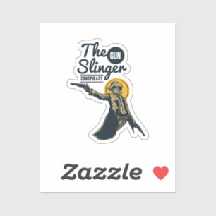 Sticker la conspiration du pistolet lanceur
