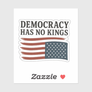 Sticker La démocratie n'a pas le roi anti-Trump USA