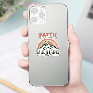 Sticker La foi peut déplacer les montagnes Rétro