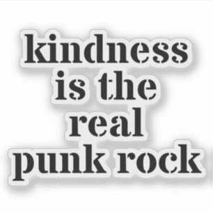 Sticker La gentillesse est le vrai punk rock