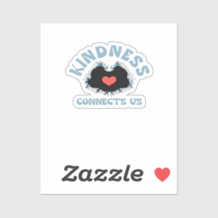Sticker La gentillesse nous connecte classique