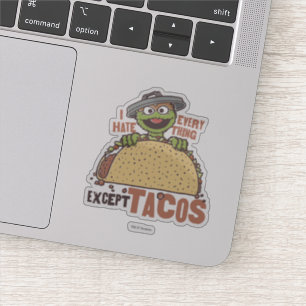 Sticker La haine de l'oscar I tout exceptent des tacos